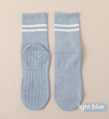 SANS Mid-calf Pilates Socks with Grips