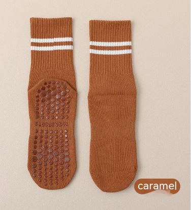 SANS Mid-calf Pilates Socks with Grips
