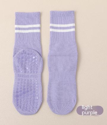 SANS Mid-calf Pilates Socks with Grips